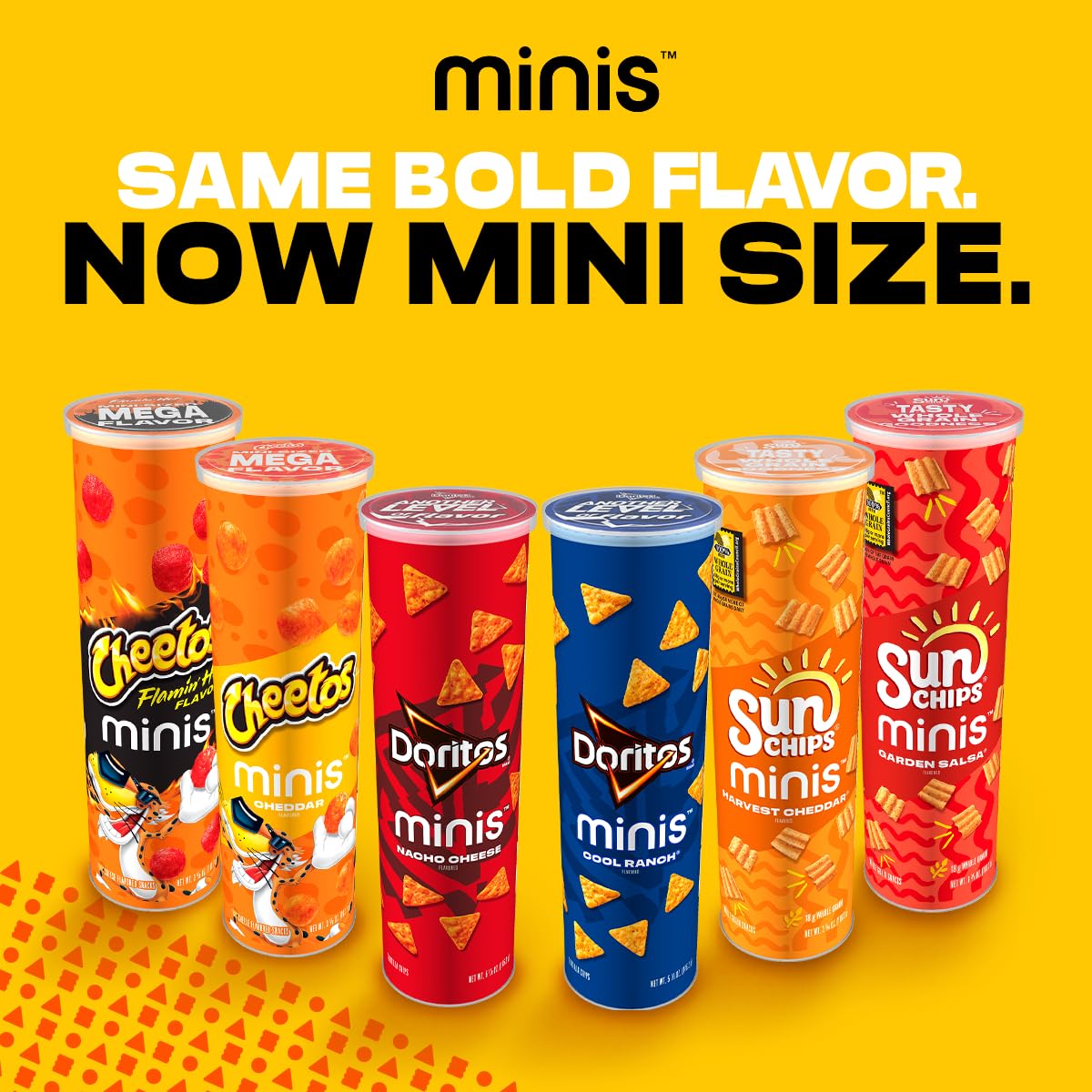 Minis, Funyuns Flamin Hot, 2.875 Ounce Canister