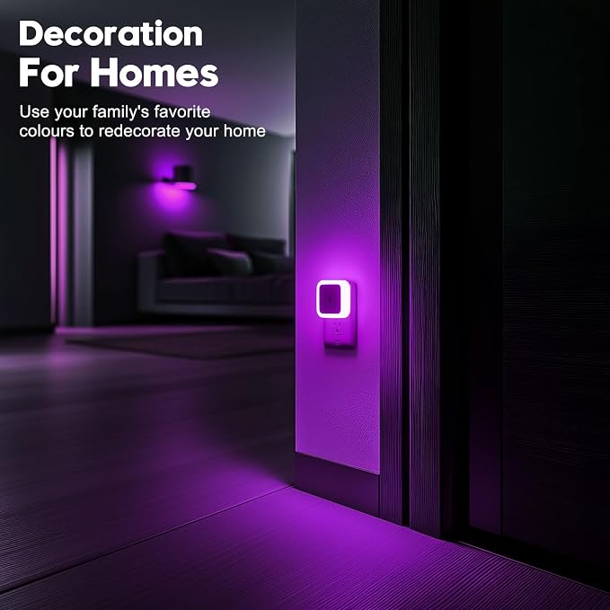 Sujeet Night Light, Night Lights Plug into Wall 8-Pack, Nightlight Plug in