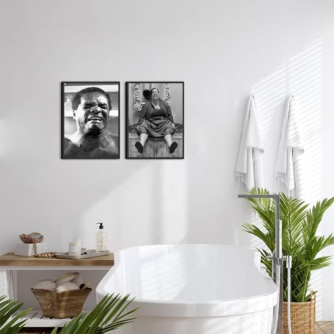 Funny Bathroom Decor Wall Art Set of 4, Dumb & Dumber Comedy Movie Posters
