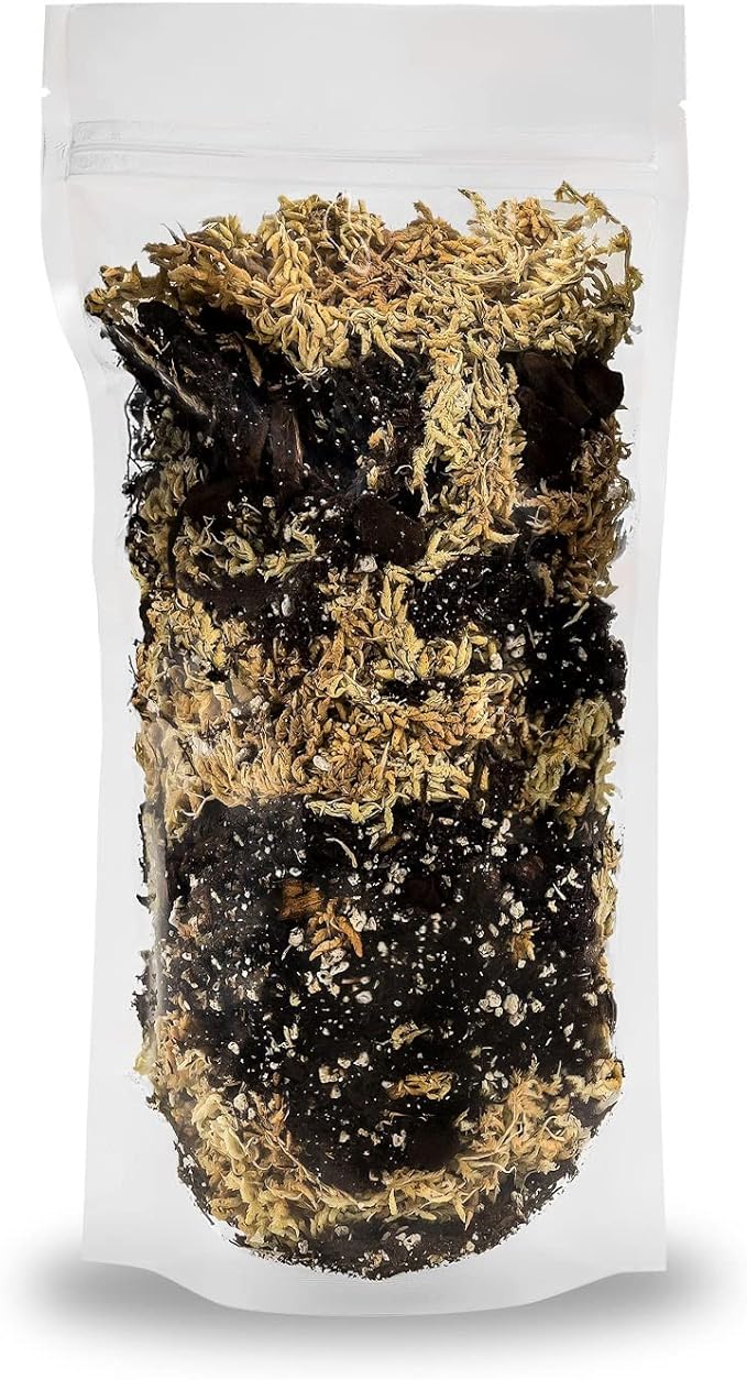 Gardenera Premium Orchid Mix by GARDENERA | Fern + New Zealand Pine Bark + Sphagnum Moss + Perlite | Best for Growing and Repotting Orchids - 4 Quart Bag