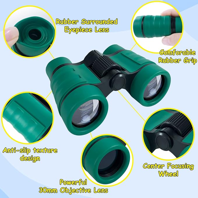 ESSENSON Kids Explorer Kit - Adventure Kit for Kids, Outdoor Explorer Kit with Binoculars, Summer Outdoor Toys for Kids Ages 4-8