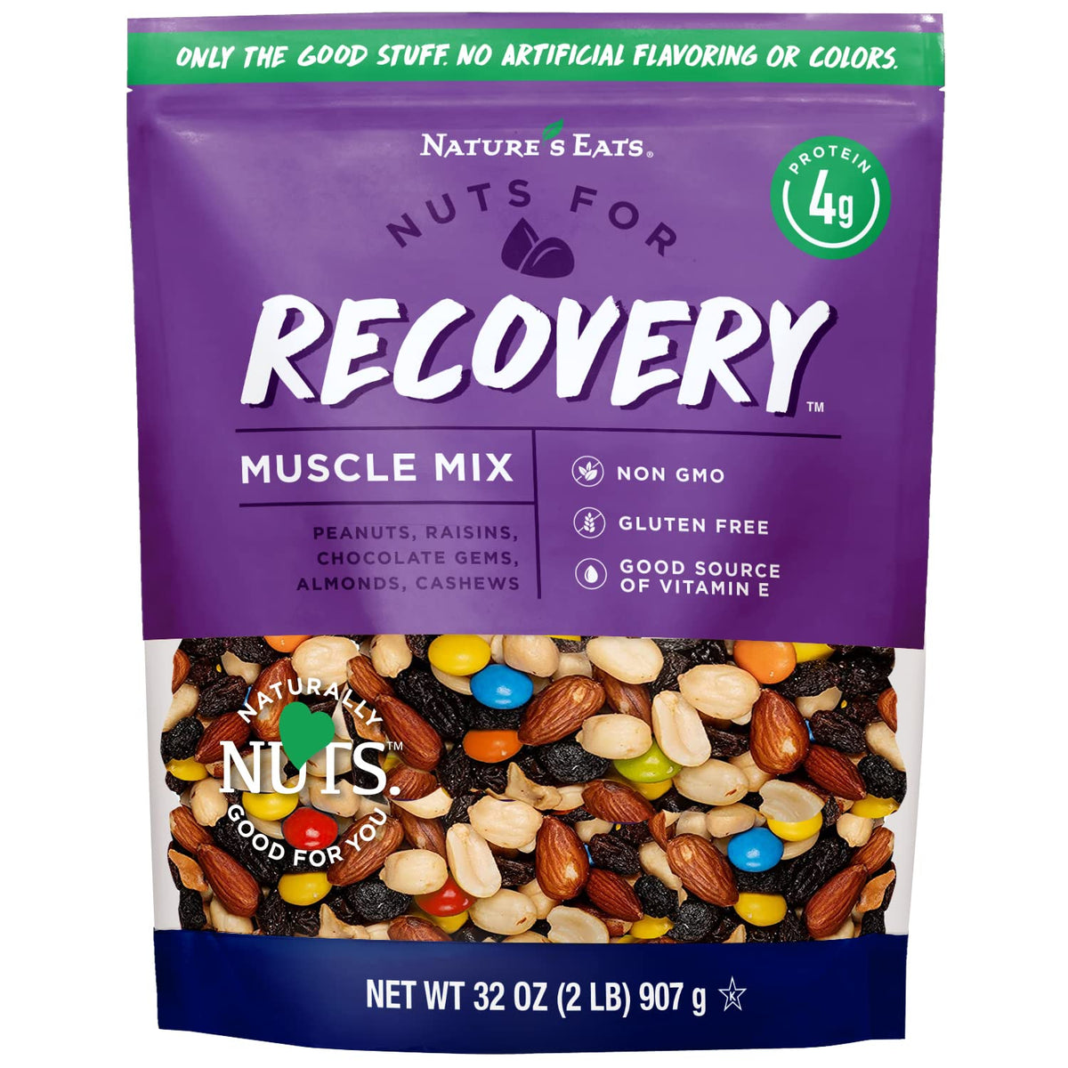 Nature's Eats Nuts for Recovery Muscle Trail Mix, Oz, Assorted, 16 Oz