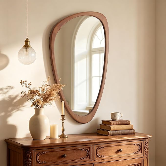 WallBeyond Asymmetrical Mirror, Irregular Wall Mirror, Wall Mirrors Decorative