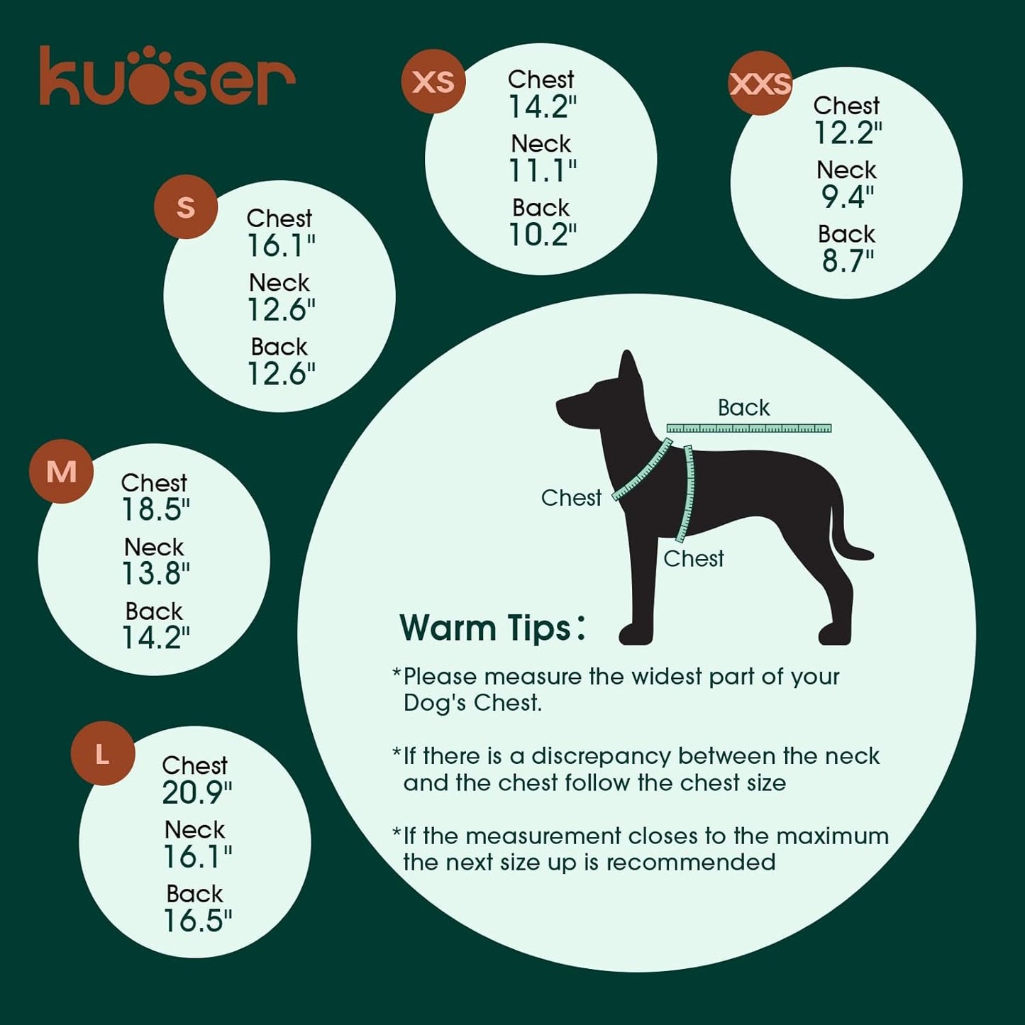 Kuoser Dog Fleece Vest,Warm Plaid Dog Sweater with Leash Hole,Soft Turtleneck Winter Pet Jacket Dogs Coat Pullover Clothes for Small Medium Dogs Cats,Spring Fall Cold Weather Christmas Outfit,Pink M