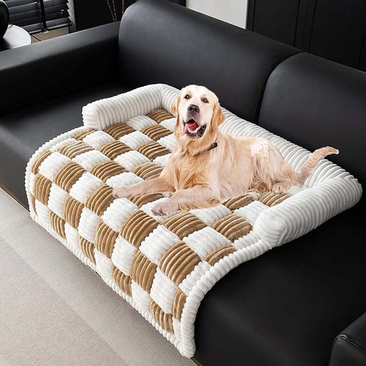 Dog Couch Cover Protector, Pet Couch Covers for Sofa, Washable Pet Bed Couch Cover, Pet Friendly Sofa Cover for Large Dogs, Furniture Protector Pet Sofa Mat for Dogs and Cats, with Anti-Slip Bottom