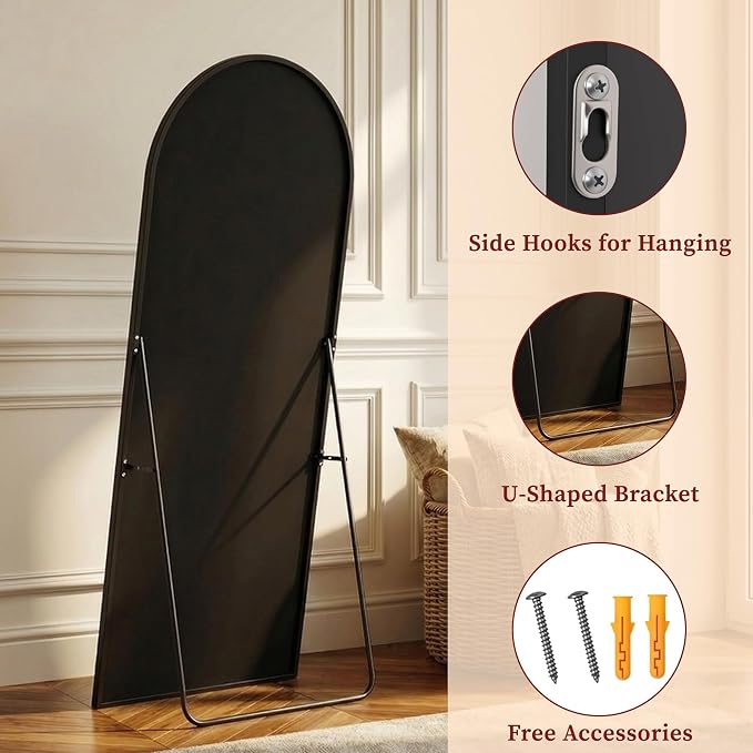 Suidia 71"x28" Arched Full Length Mirror