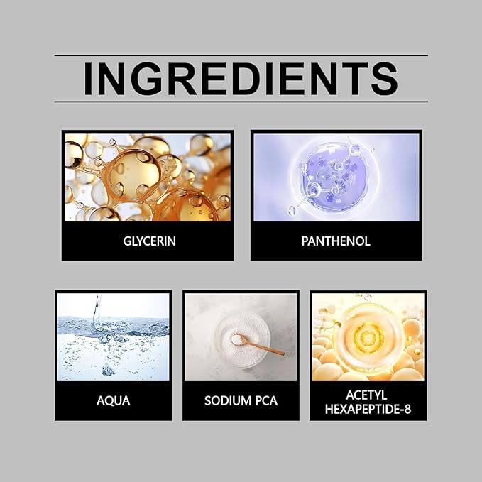 Facial Serum with Glycerin And Peptides - Formula to Help Improve Skin Elasticity - 30ml