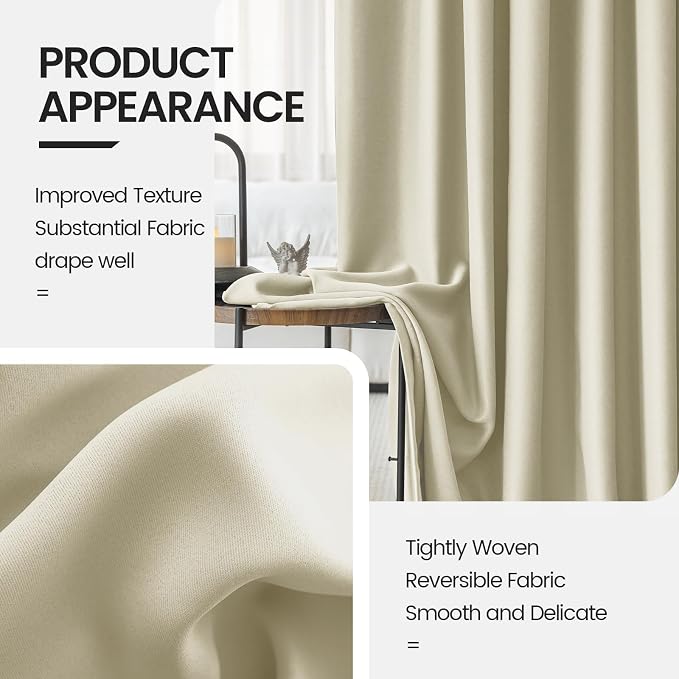 Room Divider Curtains for Ceiling Track System or Rod