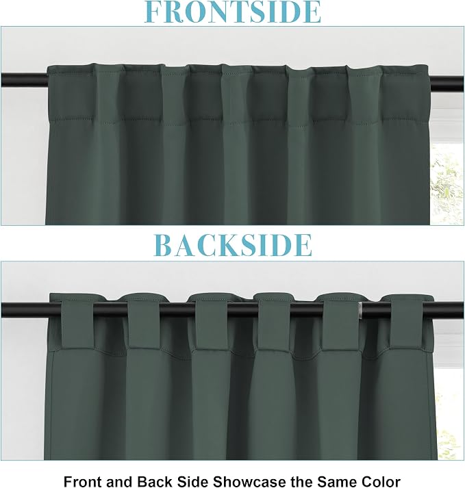RYB HOME Kitchen Window Curtains Over Sink