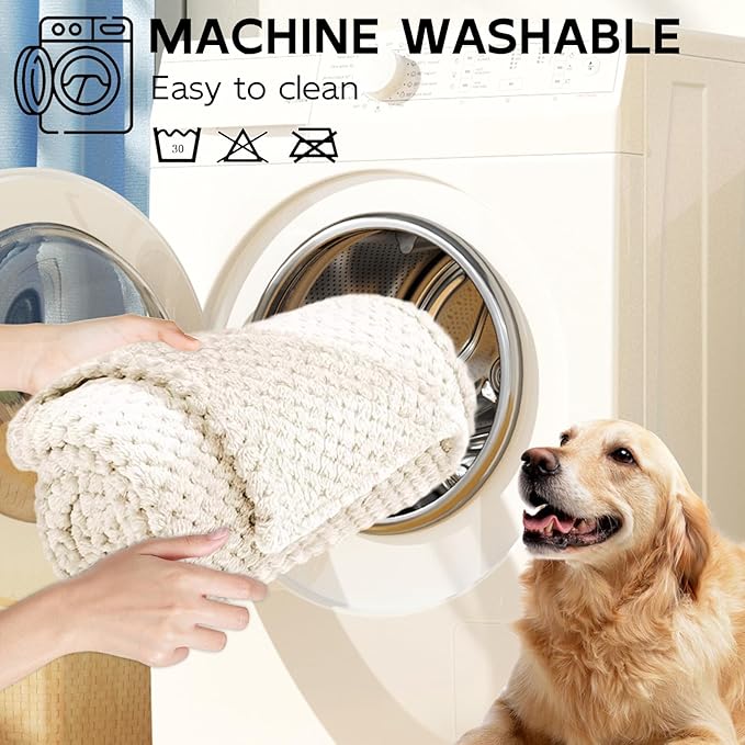 Pet Blanket Warm Soft Dog Blankets Washable Cat Throw Blankets Sofa Bed Couch Furniture Protector Cover for Small Medium Large Dogs Cats, Khaki, 31" x 39"