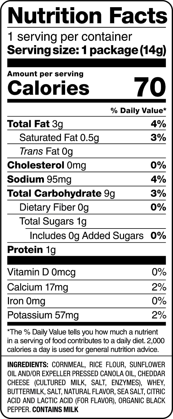 Pirate's Booty Aged White Cheddar Cheese Puffs, Gluten-Free, Kids Snacks, 0.5oz, 24ct, Baked, No Artificial Colors
