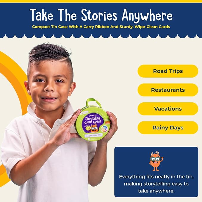 Open The Joy Creative Storytelling Card Game – Kids Feelings Family