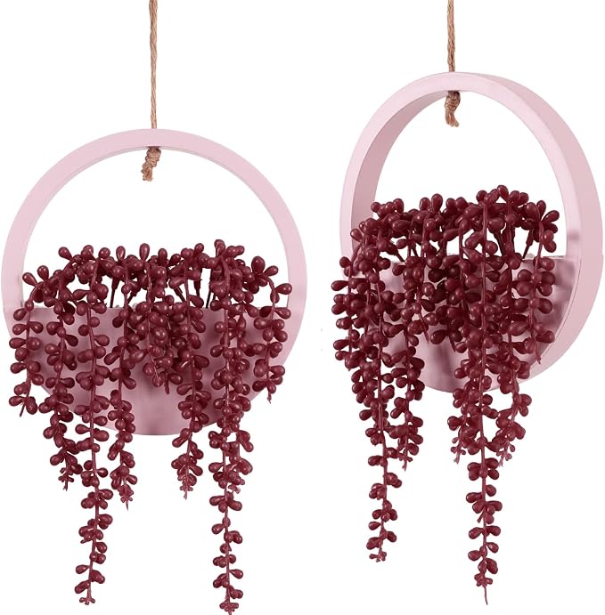 Artificial Hanging Plants Hanging Planter Fake Succulents Artificial String of