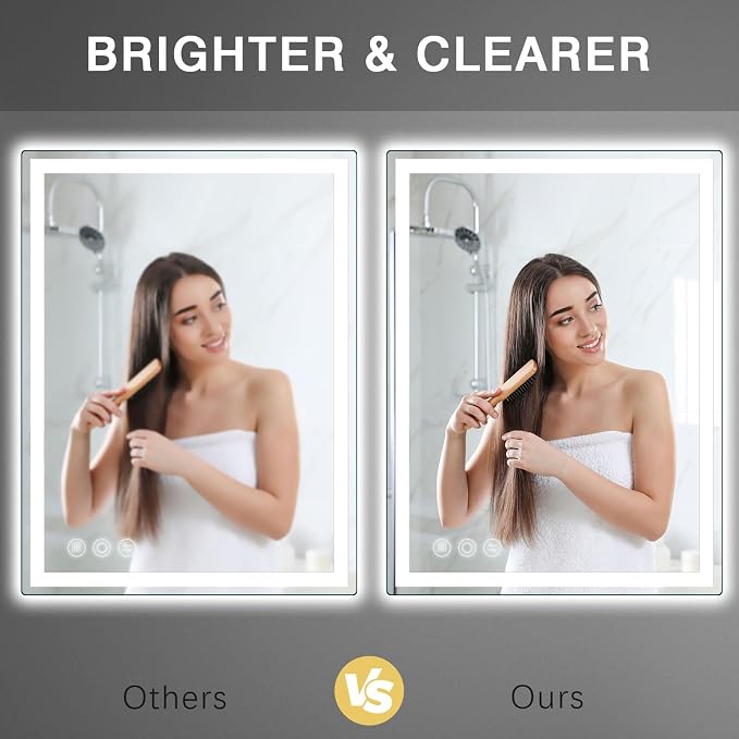 24"x 36" LED Bathroom Mirror
