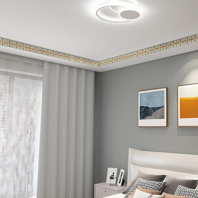 HOMETITUTE Wallpaper Border Peel and Stick Decorative Wall Trim Self Adhesive