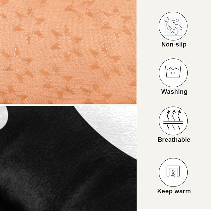 Halloween Ghost Boo Pumpkin Pet Bed Cute Dog Bed Mat Absorbing Non Slip Pad Pet Sleeping Mat for Small, Medium, and Large Dogs Puppy Cat 24 in x 18 in