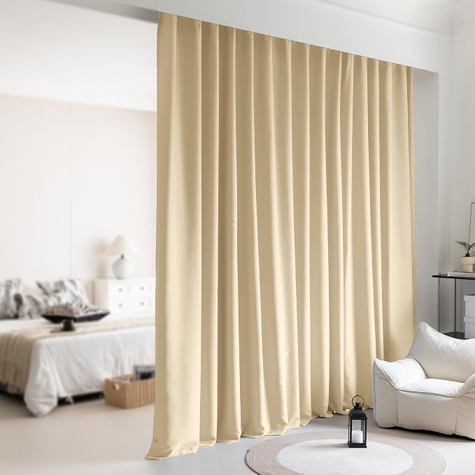 Extra Wide Room Divider Curtains, Theater Curtains Perfect