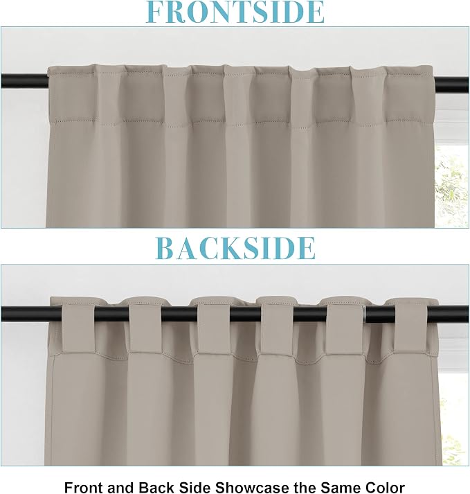 RYB HOME Small Window Curtains