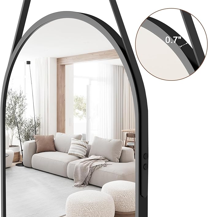 Full Length Mirror, Oval Wall Mounted Mirror