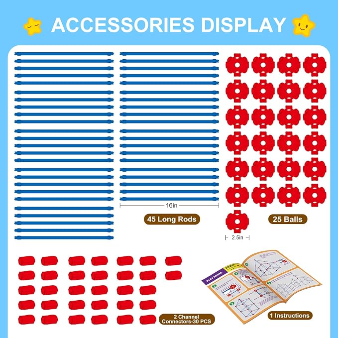SpringFlower Fort Building Kit for Kids,STEM Construction Toys, Educational Gift for 3 4 5 6 7 8 9 10 11 12 Years Old Boys and Girls,Ultimate Creative Set for Indoor & Outdoors Activity,100 Pcs