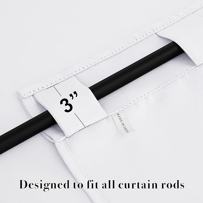 RYB HOME Small Curtains for Bedroom, Window Shades Thermal Insulating Privacy
