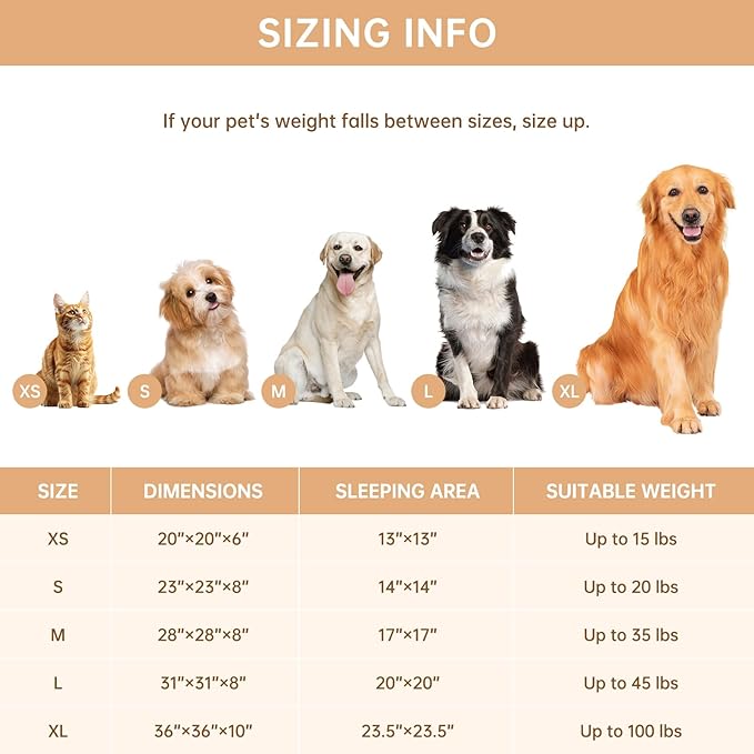 Donut Dog and Cat Bed, Luxurious Comfortable Faux Rabbit Fur Pet Beds, Round Anti-Anxiety Calming Puppy Kitten Bed with Anti-Slip Bottom for Small Medium Dogs & Cats(28", Brown)