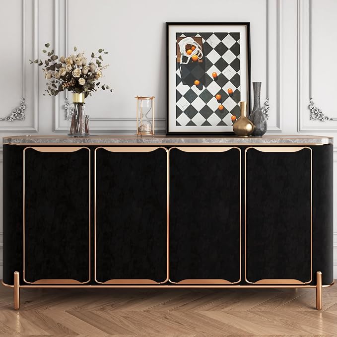 YENHOME 30"X393" Black Peel and Stick Wallpaper Vintage Velvet Wallpaper