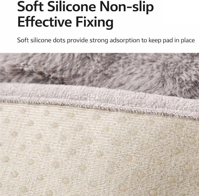 Dream Cloud Pet Sofa Bed Machine Washable Waterproof Supportive Comfort Non-Slip Plush Pet Couch Bed with Raised Edge for Sofa Car Floor, Small Medium Dogs Cats, Furniture Protector (White)