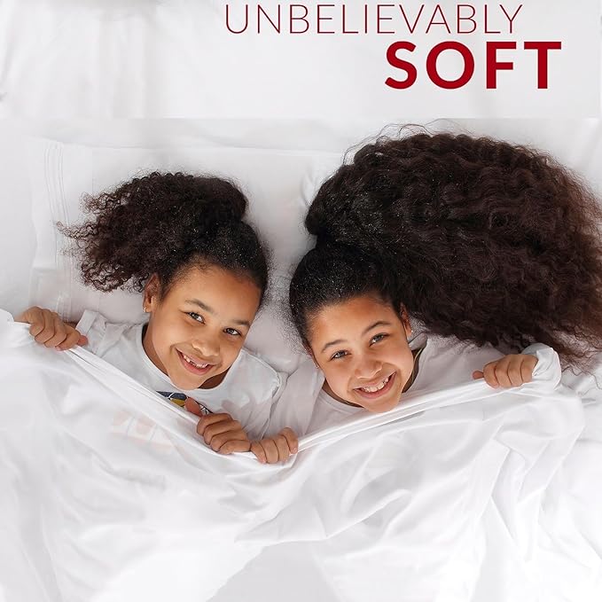 Mellanni Twin Sheets Set - 3 PC Iconic Collection Bedding - Hotel Luxury, Extra Soft, Cooling Bed Sheets - Wrinkle, Fade, Stain Resistant (Twin, Teal)