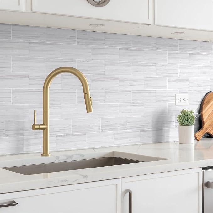 StyloVue 100 Pieces Peel and Stick Backsplash