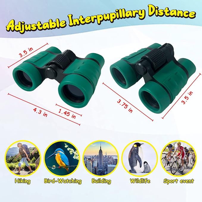 ESSENSON Kids Explorer Kit - Adventure Kit for Kids, Outdoor Explorer Kit with Binoculars, Summer Outdoor Toys for Kids Ages 4-8