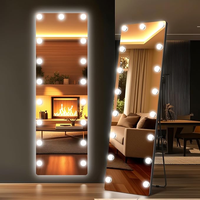 Kosmonia 56x18 Hollywood Full Length Mirror