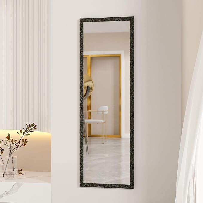 LFT HUIMEI2Y Door Mirror Full Length, Wall-Mounted Mirror Rectangle Tall