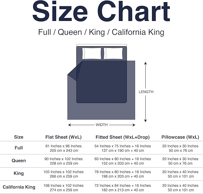 CASUAL LIVING Queen Sheets Set 4 Piece Cooling Sheets with 2 Pillowcases Soft Microfiber Hypoallergenic Washable Bed Set Deep Pocket Lightweight Bedding Elasticized for Bedroom, Queen, Gray