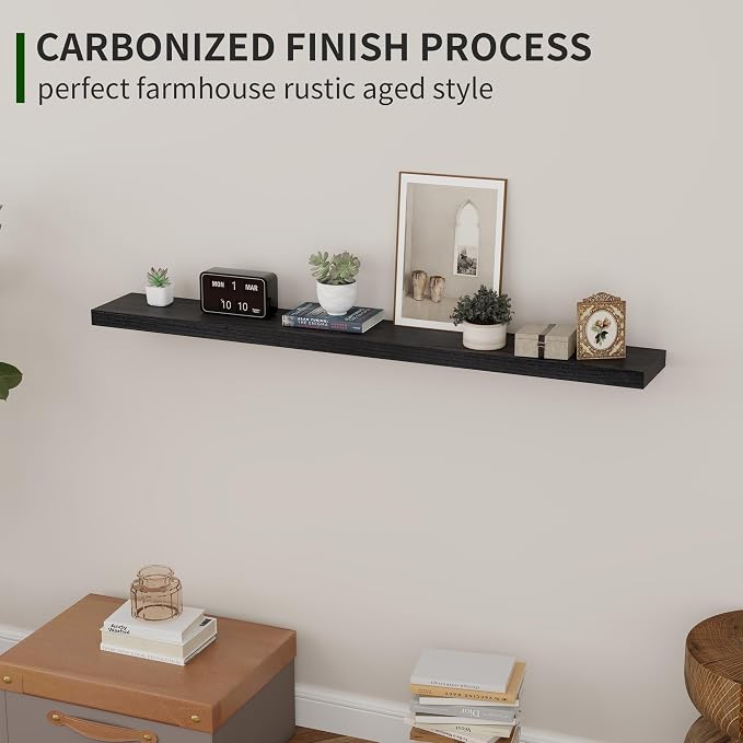 Marsmiles Wood Floating Shelves