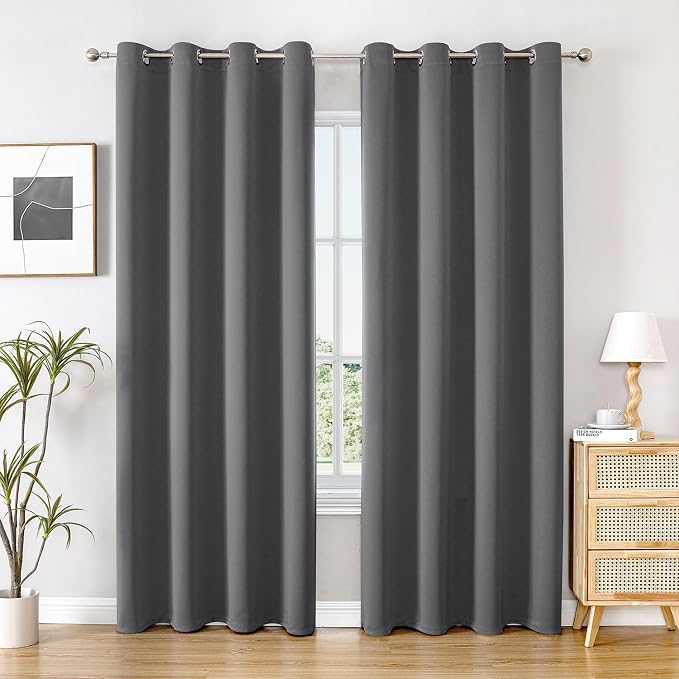 ChrisDowa Blackout Curtains 95 inches Long