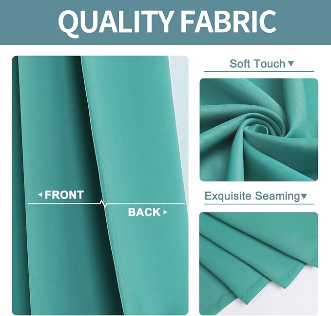 ChrisDowa Grommet Room Darkening Curtains