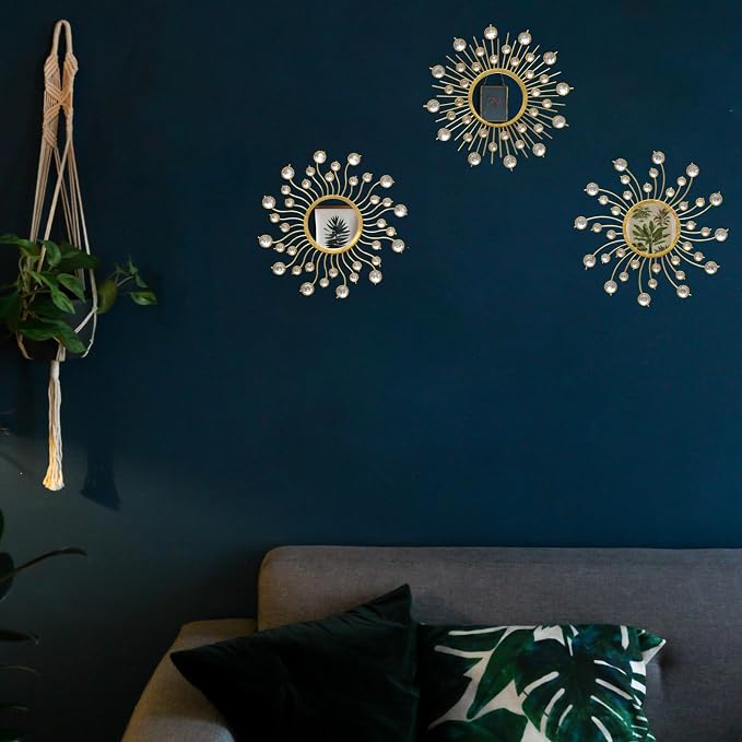 Mirror Wall Decor Wall Mirrors Decorative Sunburst Boho Mirror Gold Mirror Wall