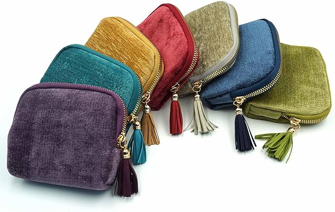 Travel Jewelry Case, Travel Jewelry Organizer, Travel Jewelry Bag with Zipper, Small Travel Jewelry Pouch for Necklaces Bracelets Bangles Rings Earrings Gemstones Storage (Khaki)
