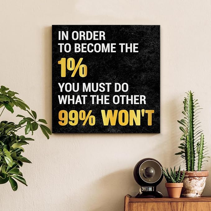 Inspirational Wall Art, Motivational Positive Quotes Wall Decor