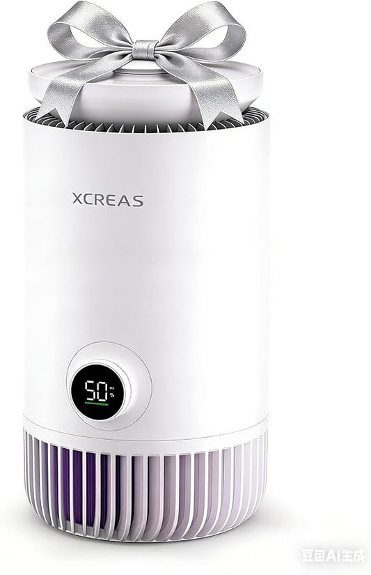 Enhanced Humidifier and Air Purifier in One, 0.8 Gal Top-Fill Tank, 23dB Ultra-Quiet Mist-Free Design (2-in-1 Air Purifier & Humidifier)