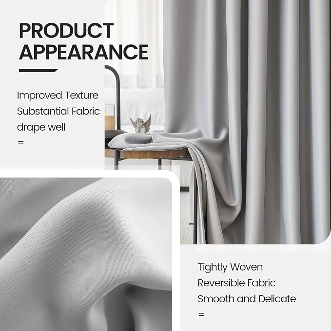 Room Divider Curtains for Ceiling Track System or Rod