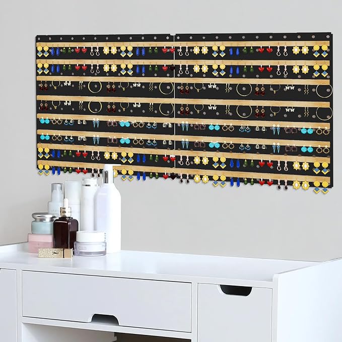 Peg Board, 6 Pack 12"x12" Black Metal Pegboard Panels Pegboards Wall Organizer