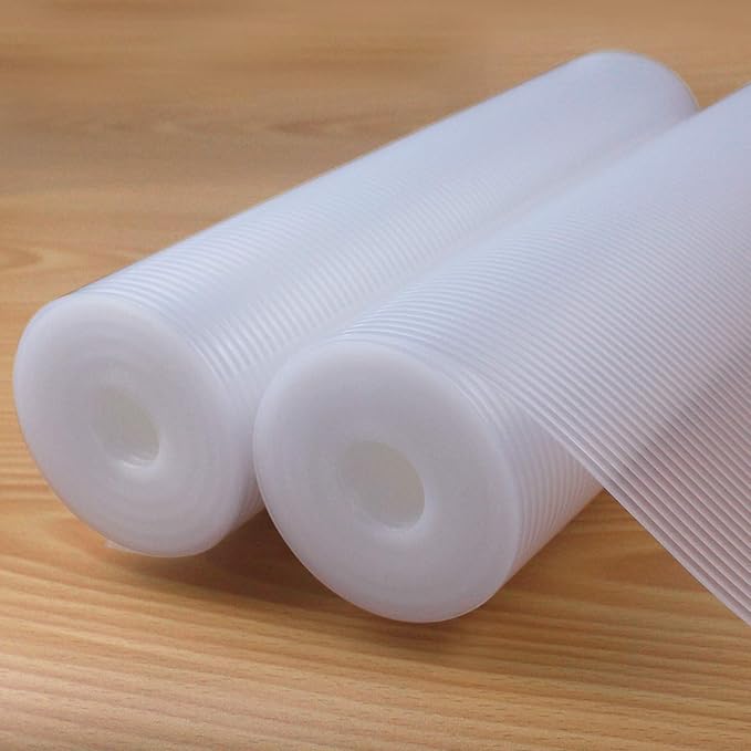 Shelf Liner, Non-Slip Cabinet Liner, Washable Oil-Proof for Kitchen Cabinet, Shelves, Refrigerator, Storage, Desks, 16 Inches x 20 FT, Non Adhesive Drawers Liner… (16 Inches x 20 FT x 2 Rolls)