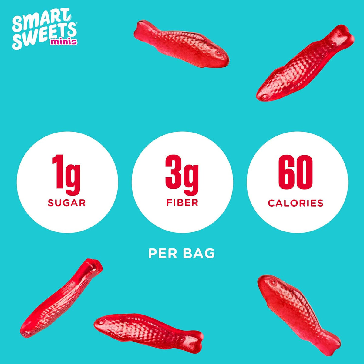 Smart Sweets Mini Sweet Fish Multipack, 6.24 Ounce