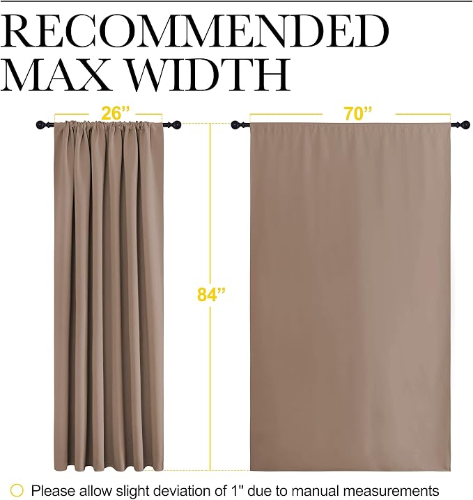 NICETOWN Kids Blackout Curtain Panels