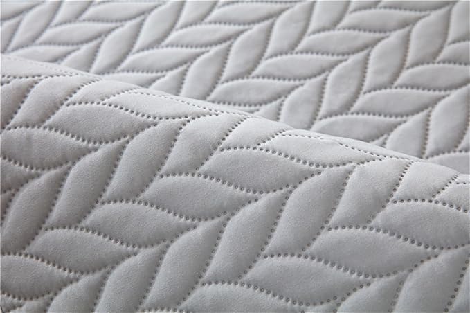 GIBZ Waterproof Dog Bed Cover Anti Slip Pet Furniture Protector Washable Blanket Large Soft Quilted Mat, Dark Grey, 260x210cm