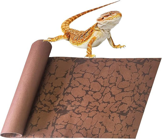 BNOSDM Reptile Carpet Pet Desert Mat Terrarium Liner Bedding Mats Reversible Substrate for Lizard Gecko Tortoise Snake Chameleon Bearded Dragon 39.3x19.6IN