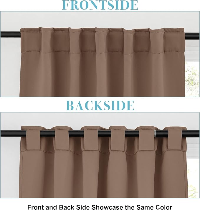 RYB HOME Small Window Curtains
