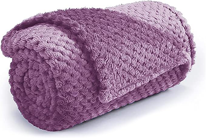 Pet Blanket Warm Soft Dog Blankets Washable Cat Throw Blankets Sofa Bed Couch Furniture Protector Cover for Small Medium Large Dogs Cats, Pink, 16" x 24"